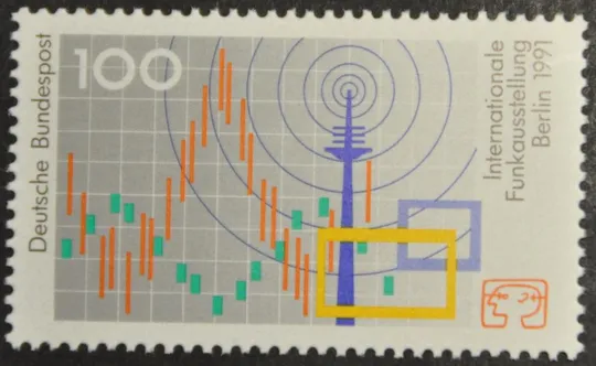 ФРГ Телекоммуникации 1991 Ціна