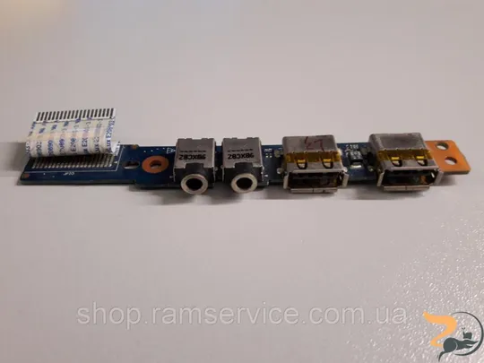 USB, Audio роз&#039;єми для ноутбука Toshiba NB305, LS-5841P, б/в Ціна
