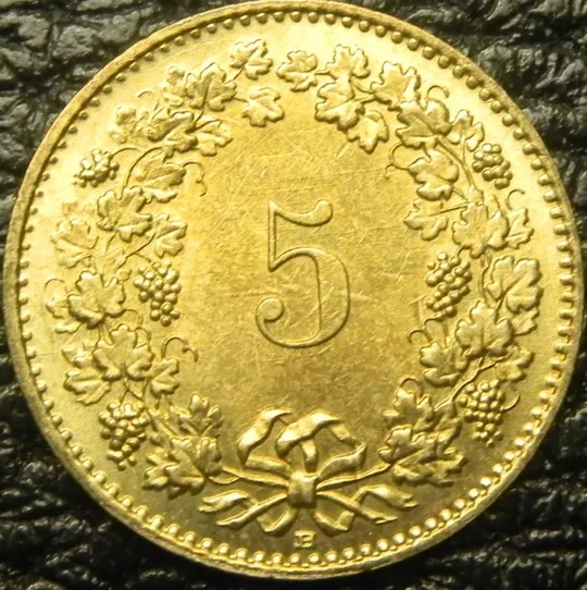 Купити 5 рапенів 1997 B Швейцарія