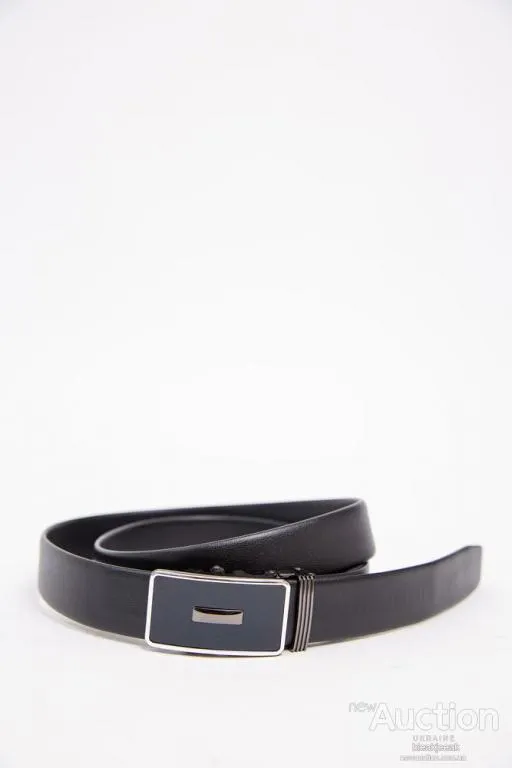 Черный мужской ремень, из эко-кожи, с автоматической пряжкой, 196RL3581A4-1 Ціна