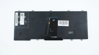 фото, Клавіатура для ноутбука DELL (Latitude: E5450, E7450), rus, black, без фрейма, з підсвічуванням, без джойстика