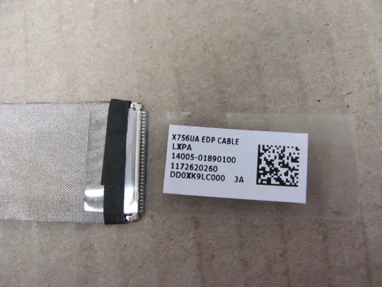 номер0227-10 шлейф матриці,Шлейф матриці для ноутбука  Шлейф дисплея,Шлейф підключення дисплея,Шлейф екрана,Laptop matrix cable 14005-01890100 DD0XK9LC000 для ASUS F756U X756 R753UX оригінал З аукціону