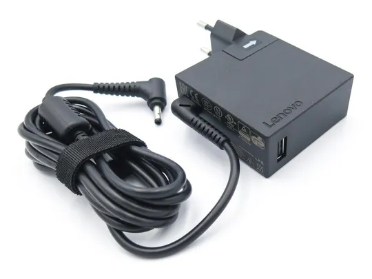 Блок питания для Lenovo 100-15 (20V 3.25A 65W (4.0*1.7)). Квадратный с вилкой. ORIGINAL З аукціону