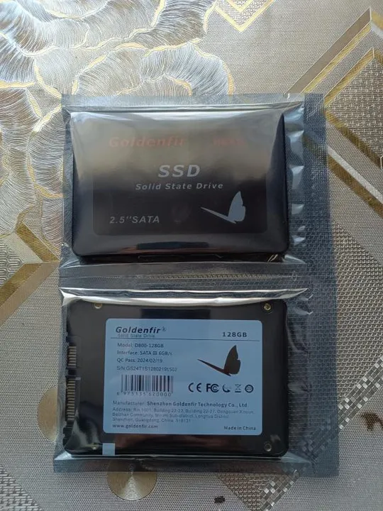 Goldenfir ССД 128 GB White Black Твердотельный накопитель SATA 3 SSD Де купити