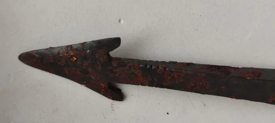 Пилум наконечник древнего копья гарпунного типа, боевое оружие римлян, скифов,kn652 Продаж