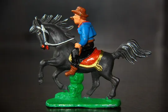 ковбой ГДР №091 ДЖИМ БРИДЖЕР Фрихольд Фишер на коне №312 З аукціону