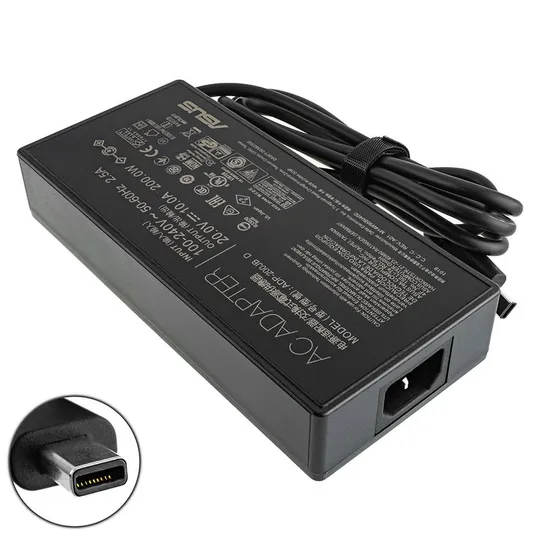 Купити Оригінальний блок живлення для ноутбука ASUS 20V, 10A, 200W, Rectangle Conn, black, RECTANGULAR