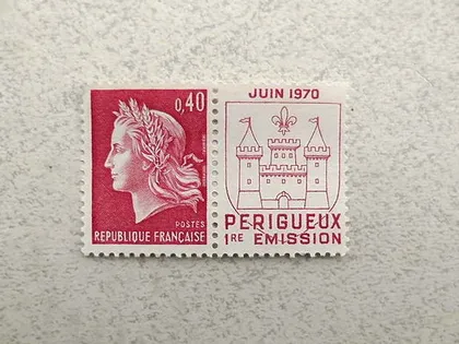 фото, Поштова марка з Купоном Франція " Стандарт " 1969 рік **