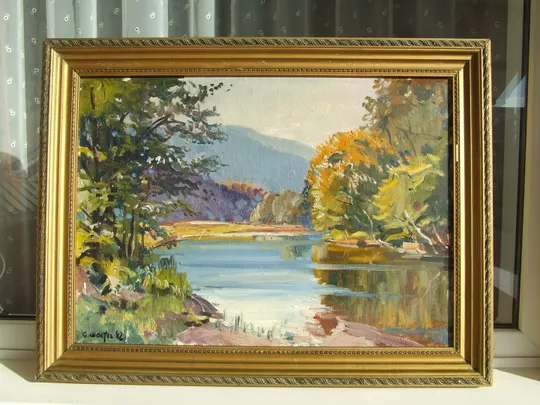 Нар.худ.Укр.Закарпатская школа. Шолтес С. п.о. роз. 70 х 50 см. 1982 р. Ужгород. Продаж