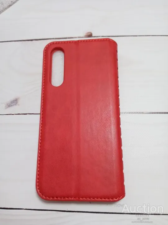 Чохол-книжка Leather Folio (high copy) для Huawei P30  червоний З аукціону
