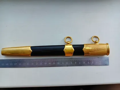 фото, Ножны к кортику СССР, в позолоте , отличное состояние, клейма