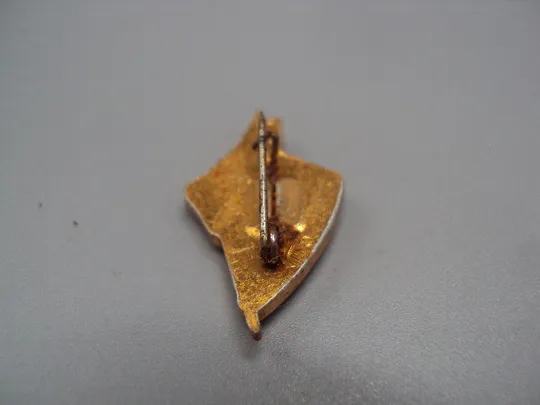 Знак Ленин портрет профиль на флаге космос ракета спутник флаг герб ссср серп и молот №17480 З аукціону