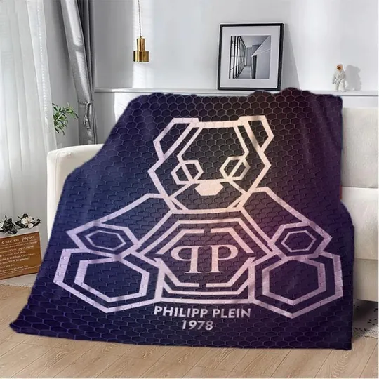 Плед 3D Philipp Plein Разноцветный 1978 20222336_A 10618 160х200 см Ціна