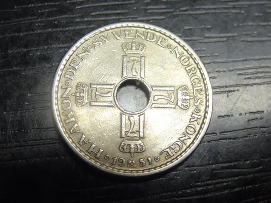 1 крона 1951 Норвегія Ціна