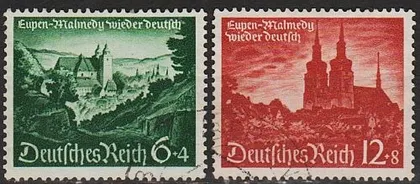 фото, 1940 - Рейх - Ейпен і Малмеді Mi.748-49  _7.50 €