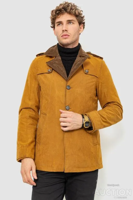 Пиджак мужской, цвет горчичный, 182R15173 Ціна
