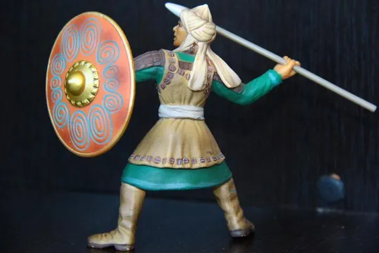 САРАЦИН араб с копьем рыцарь SCHLEICH 90-100мм ФРГ Ціна