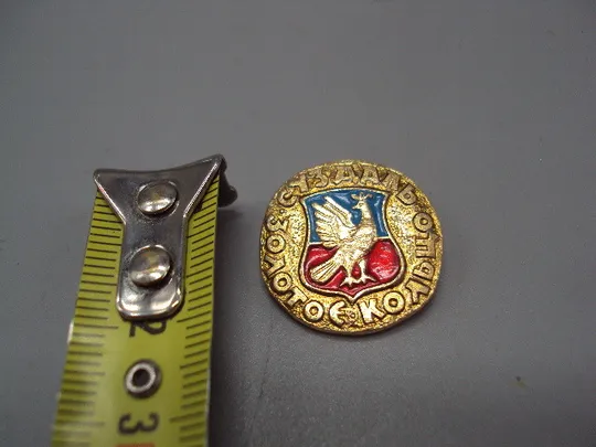 Знак герб Суздаль золотое кольцо №16519 Ціна