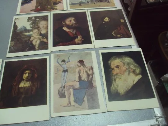 набор открыток музей изобразительных искусств 1958 куприянова 12 шт №4628 Інтернет-аукціон