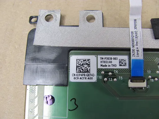 номер0245-63 тачпад Сенсорна панель  0JP4PR NBX00010Y00 для Dell XPS13 9360 9300 9343 9350 9360 P54G оригінал Продаж