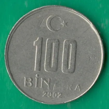 фото, 100000 лір 2002 року Туреччина [М]