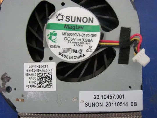 №283-20 система охолодження 0WVXG0 60.4ID02.001 для DELL Vostro 3350 V3350 3300 оригінал Де купити