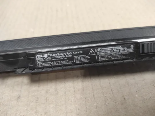 Оригінал АКБ, Акумуляторна батарея, живлення, battery, Оригінальна батарея A41-K56 44Wh 15V для ASUS Ultrabook A46 A56 E46 K46 K56 R405 R505 R550 S40 S405 S46 S505 S550 S56 U48  U58  V550 З аукціону