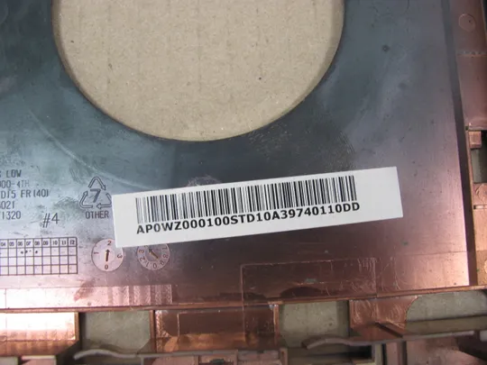 380-2 Кришка дно піддон корпуса AP0WZ000100  для Lenovo G510 оригінал З аукціону