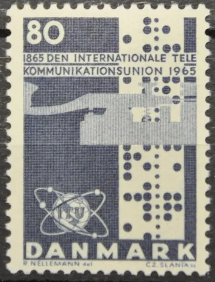 фото, Дания Космос Телекоммуникации ITU UIT 1965
