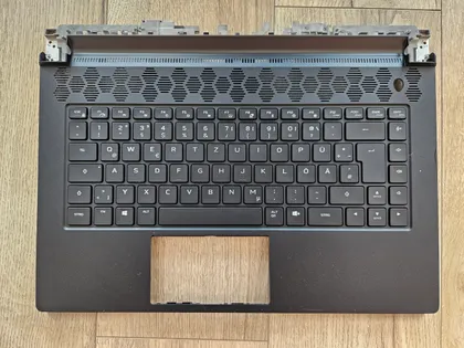 фото, Клавіатура палмрест топкейс Dell Alienware M15 R5 R6 05WC70 0M91GD AP36U000801