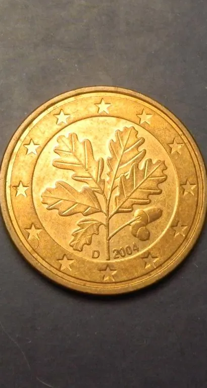 фото, 5 євроцентів 2004 D Німеччина
