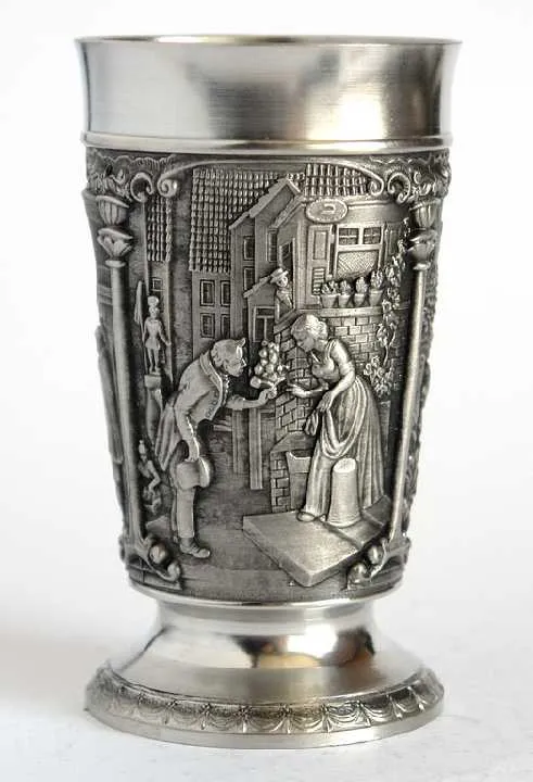 Антикварний келих К. Шпіцвег 400 мл олово Germany Ціна