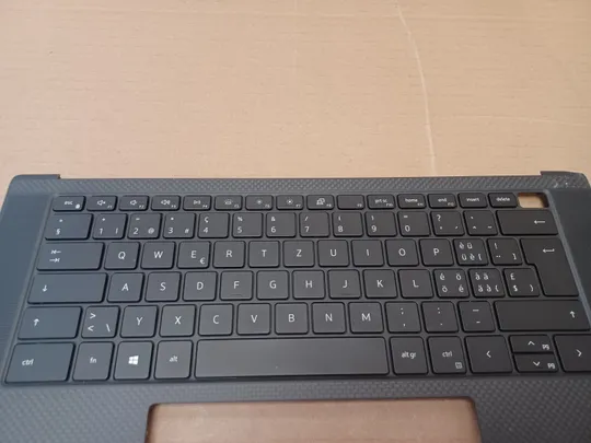 номер1051-7 корпус кришка 0G6RGD AQ2SH000111  з клавіатурою 0PD3N6 PK33RH2A20  для Dell XPS 15 9500 9510 PRECISION 5550 5560 Палмрест корпус топкейс Верхня панель палмрест cover-C оригінал З аукціону