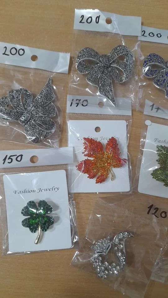 Брошки-підвіска прикраса камінчик Ціна