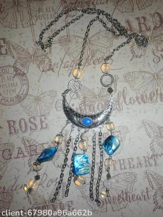 Купити Підвіска з перламутру та ніжного місячного каменю