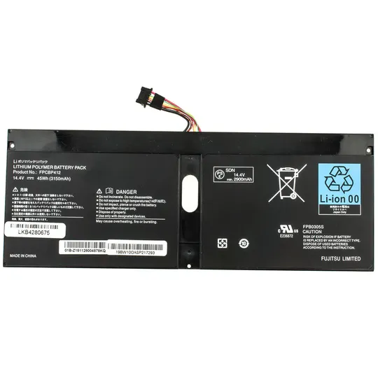 Оригінальна батарея для ноутбука Fujitsu FPCBP412 (LifeBook U904 series) 14.4V 3150mAh45Wh Black Ціна