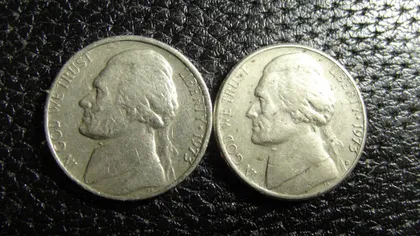 фото, 5 центів 1973 США (два різновиди) нечасті