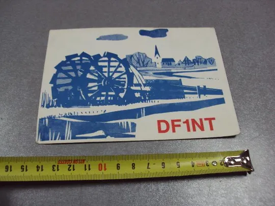 карточка радиообмена QSL Эрланген германия 1977 №2359 Ціна