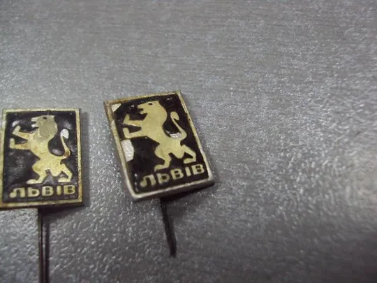 знак герб львов игла лот 2 шт №1363 Продаж