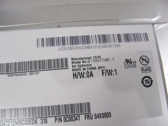 МР7-2 матриця B156HTN01.1 15.6&quot; Full HD 1080p/HDTV  LVDS 40 pin TN a-Si TFT-LCD , LCM Де купити