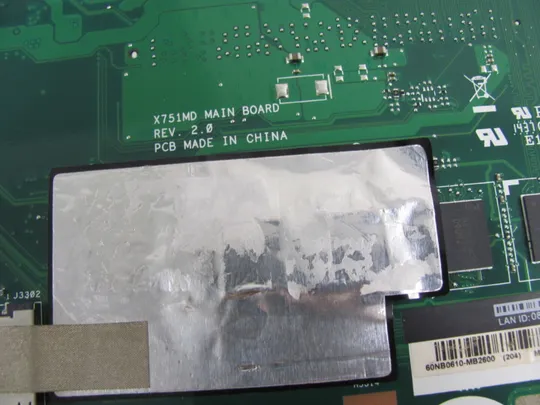 номер0391-6 материнська плата 60NB0610-MB2600 SR1YJ Celeron N2840 для ASUS F751 R752L X751M оригінал Недорого