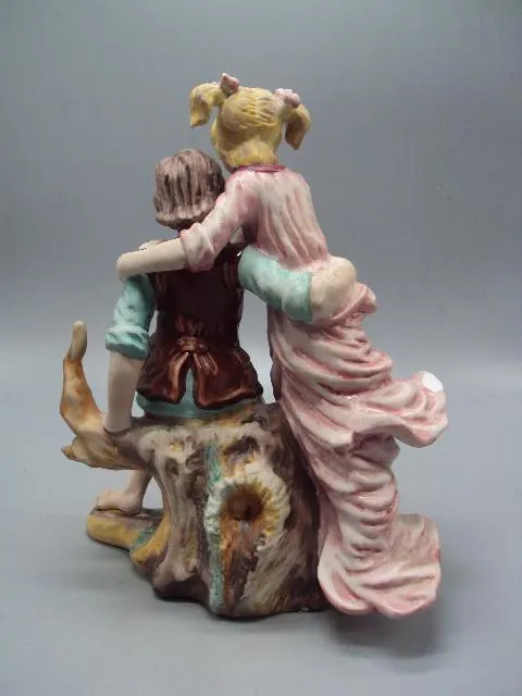 Купити Фигура фарфор Румыния влюбленные парень и девушка Счастливая парочка ROCERAM Alba iulia 24 см №14190