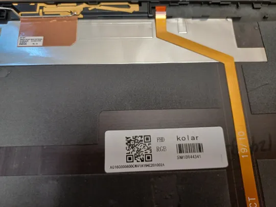 номер1043-6 кришка матриці AQ16Q000600 зі шлейфом web для Lenovo ThinkPad T480S Кришка дисплея Тильна кришка Корпус матриці Верхня кришка matrix cover Top Case LCD Cover Rear Lid Back Cover Housing Cabinet оригінал Характеристики