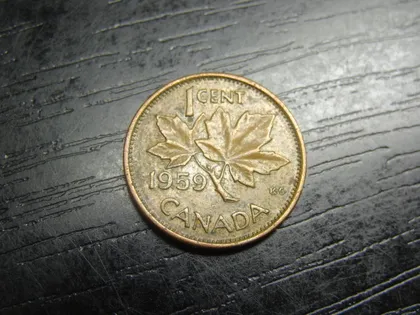 фото, 1 цент 1959 Канада