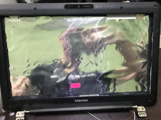 T006 В зборі Toshiba Крышка матрицы Toshiba L500, L500D, L505 +рамка +петлі Ціна