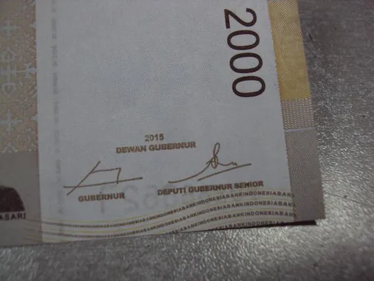 банкнота индонезия 2000 рупий 2015 №617 Продаж