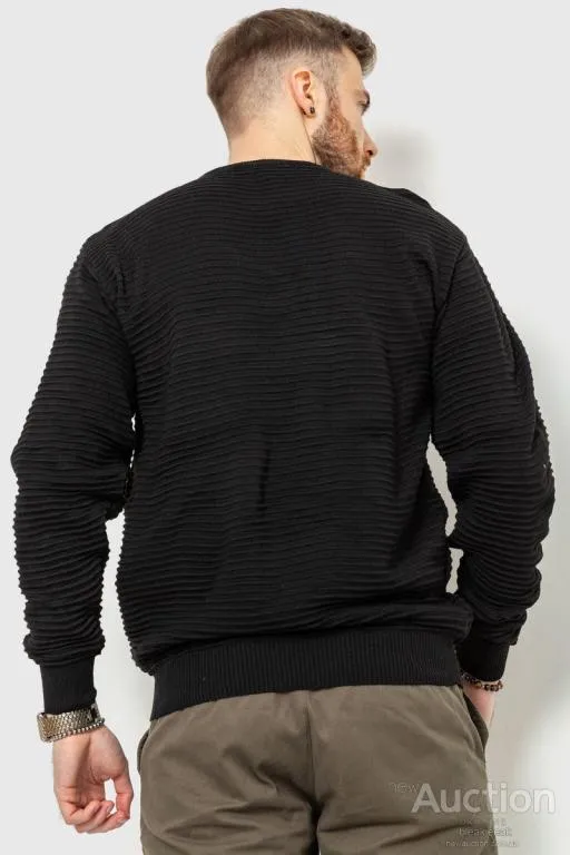 Свитер мужской, цвет черный, 161R843 Продаж