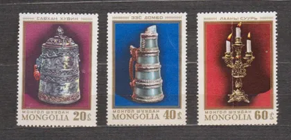 фото, ЮВЕЛИРНЫЕ ИЗДЕЛИЯ = МОНГОЛИЯ = 1974 г. = негаш. #
