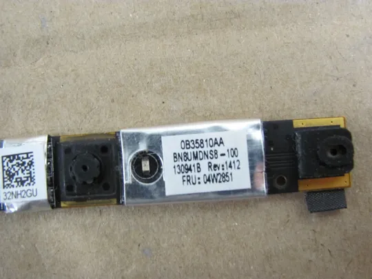 629-35 WEB камера 04W2851 04W1049  для Lenovo X1 Carbon Gen 1  оригінал З аукціону