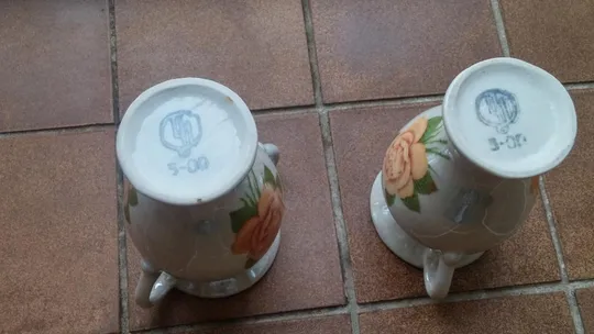 Ваза для цветов мини 2 шт советский фарфор БУ вази для квітів Недорого